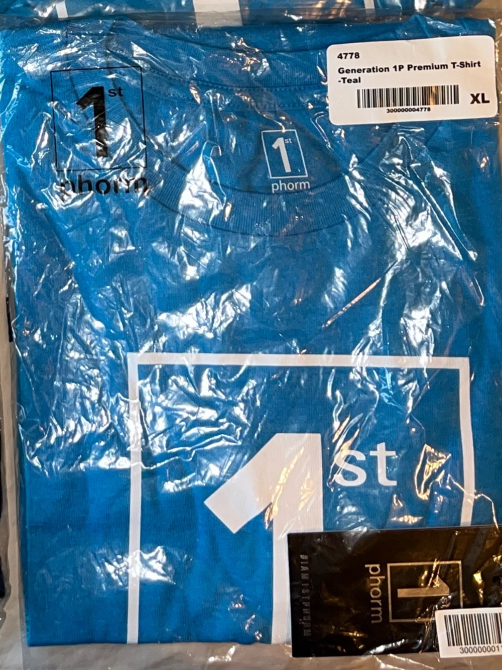 1st Phorm Logo T-Shirts - Teal - XL